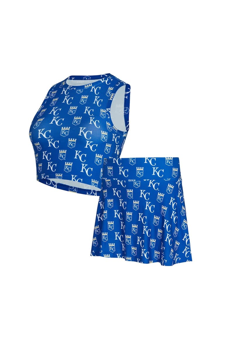 Women's Concepts Sport  Royal Kansas City Royals Knit Tank Top & Skort Set, Alternate, color, Royal