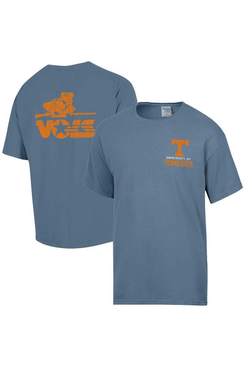 Men's Comfort Wash Steel Tennessee Volunteers Vintage Logo T-Shirt, Alternate, color, Steel