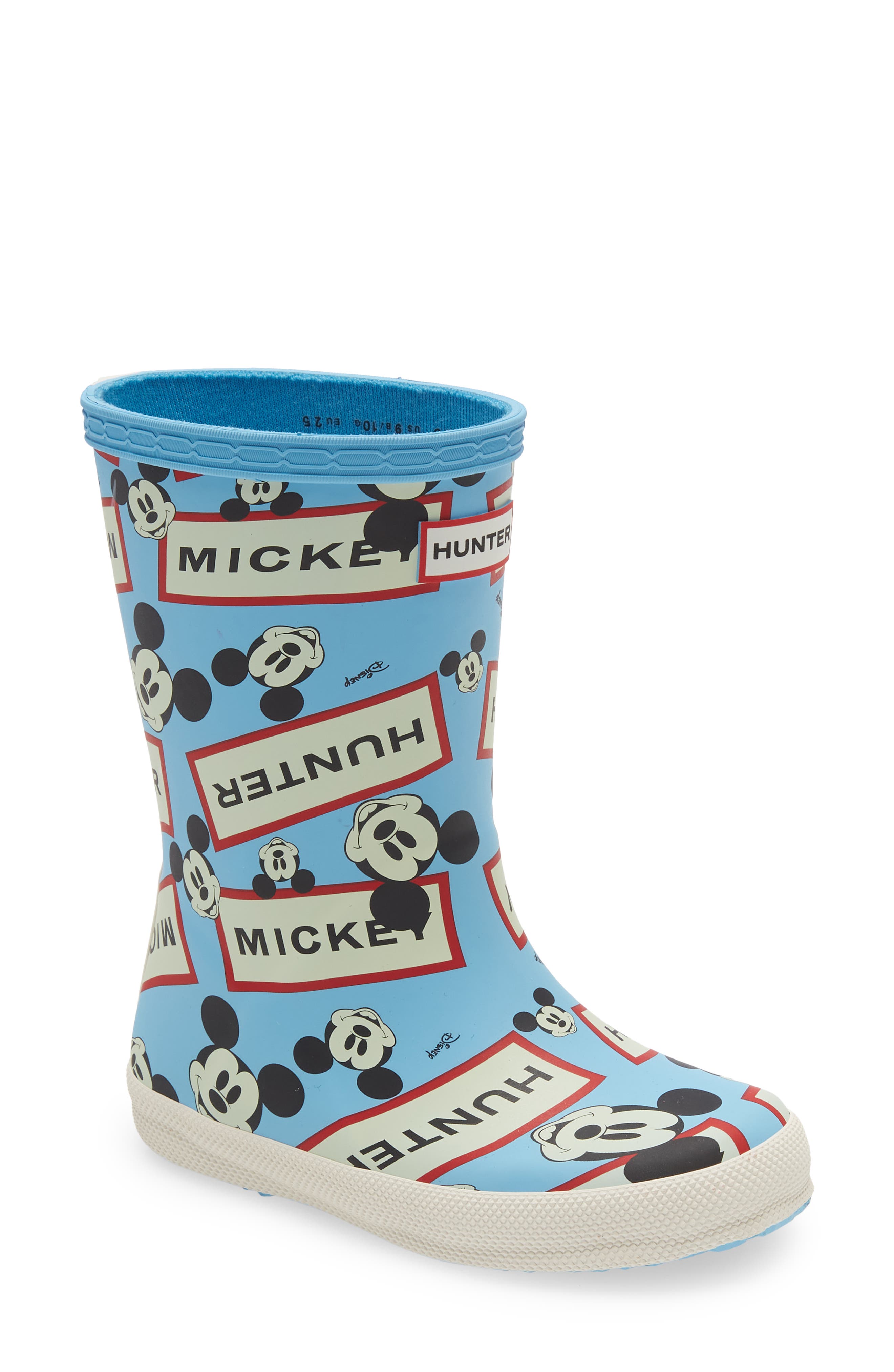 Hunter Classic Disney Print Rain Boot, Main, color, 