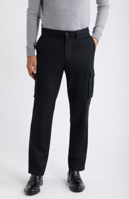 Bugatchi Wool Blend Cargo Pants