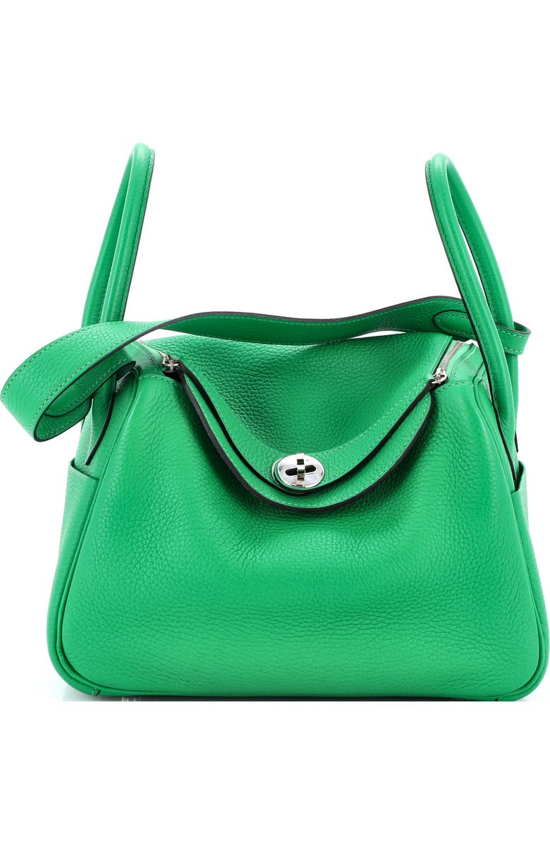 Pre-Owned Hermes Lindy Bag Clemence 26, Main, color, Green