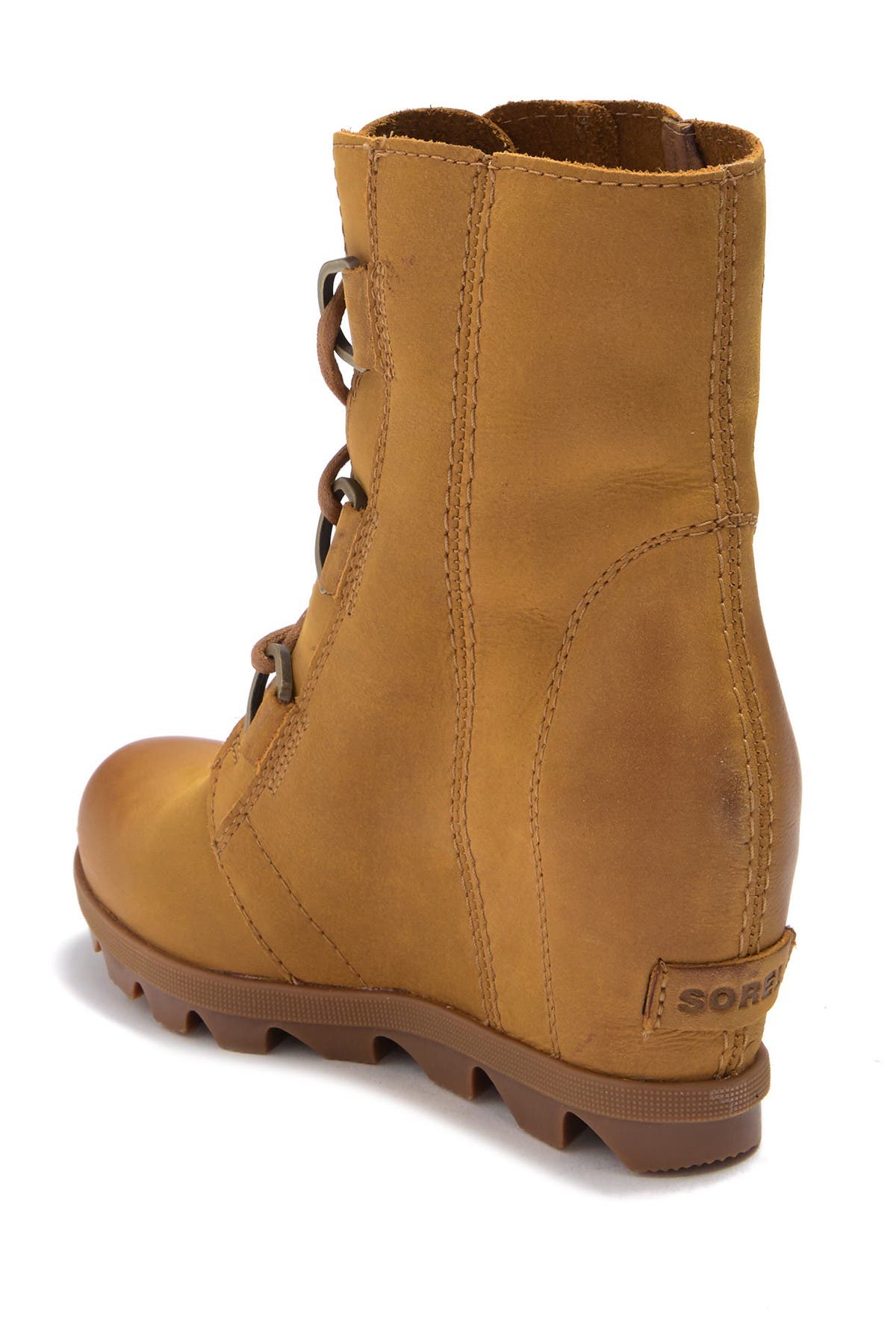 Joan of Arctic II Waterproof Wedge Boot, Alternate, color, CAMEL BROWN