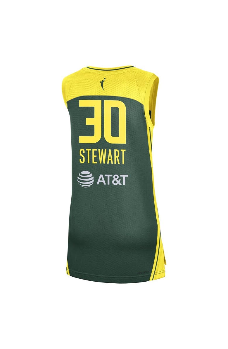 Nike Women's Nike Breanna Stewart Green Seattle Storm 2021 Explorer Edition Victory Player Jersey, Alternate, color,