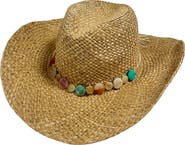 MARCUS ADLER Straw Cowboy Hat