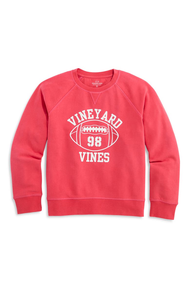Kids' Cotton Blend Graphic Sweatshirt, Main, color, CRAB SHELL