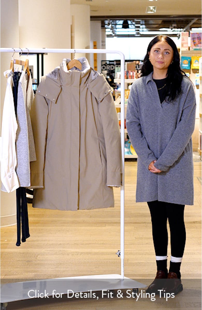 Samantah Faux Fur Lined Water Resistant Hooded Parka, sales video thumbnail