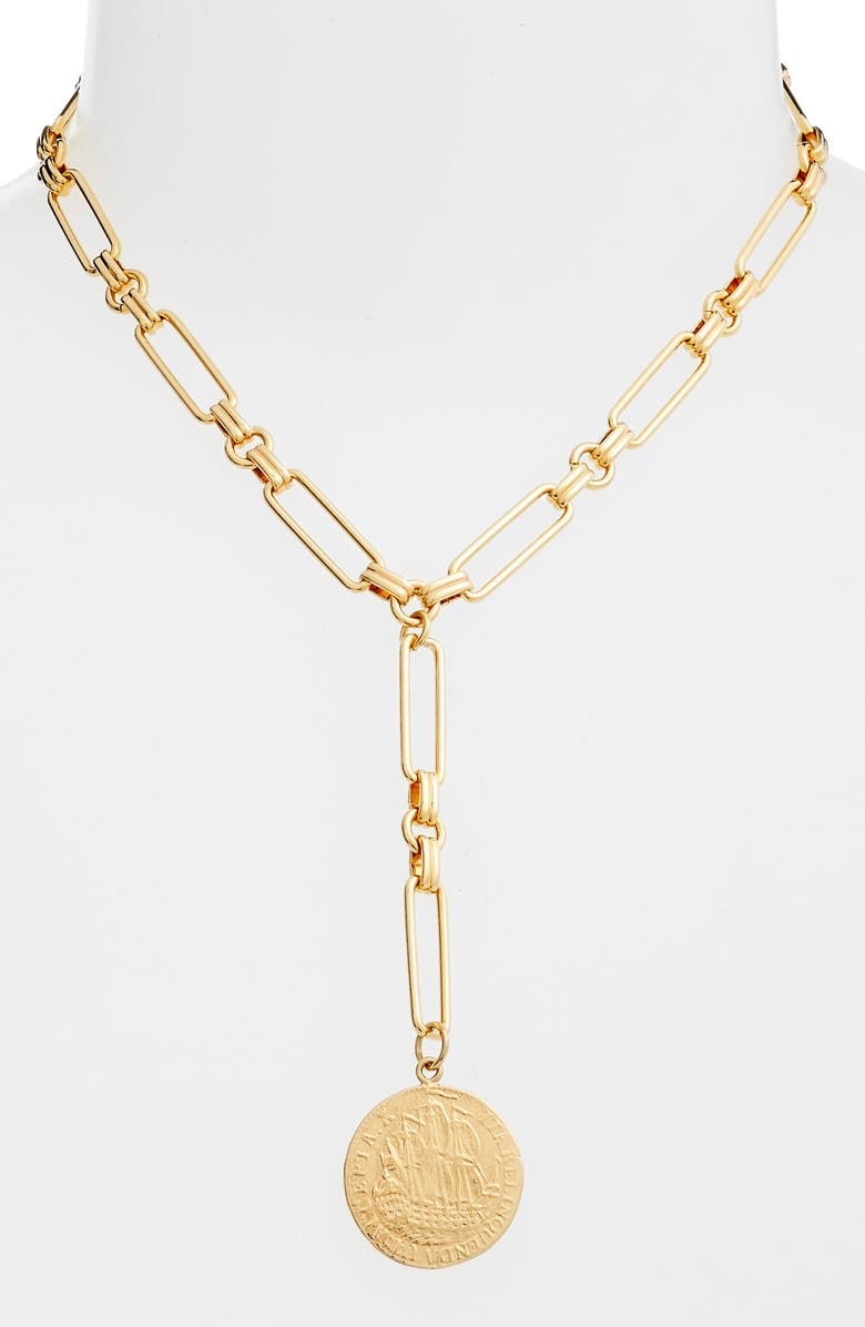 Bracha C'est La Vie Lariat Necklace, Alternate, color, 