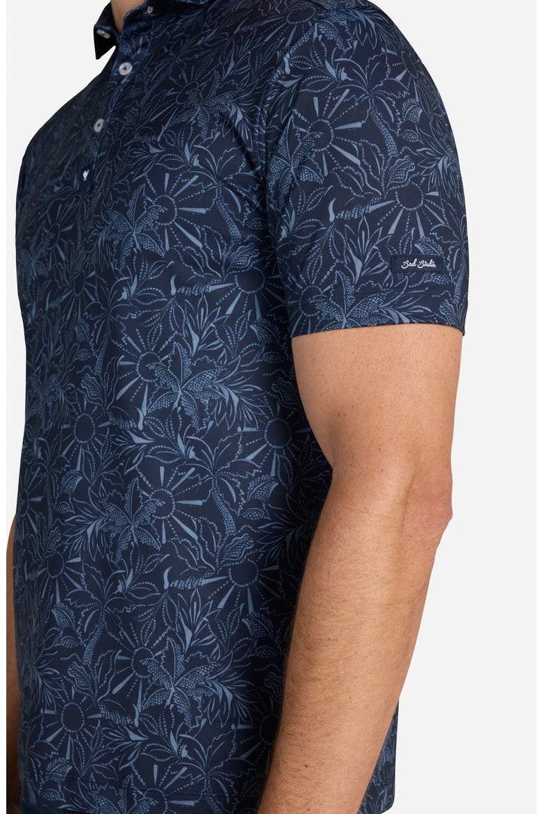 Nocturnal Tango Tropical Print Performance Golf Polo, Alternate, color, NOCTURNAL TANGO