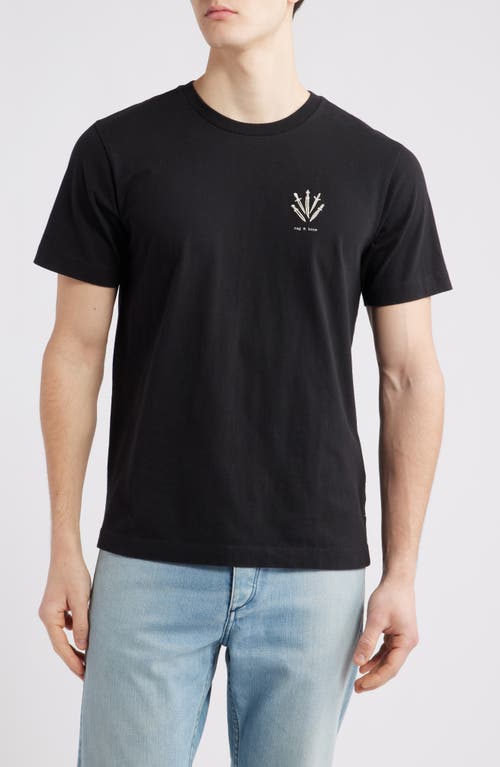Rag & Bone Dagger Embroidered T-shirt