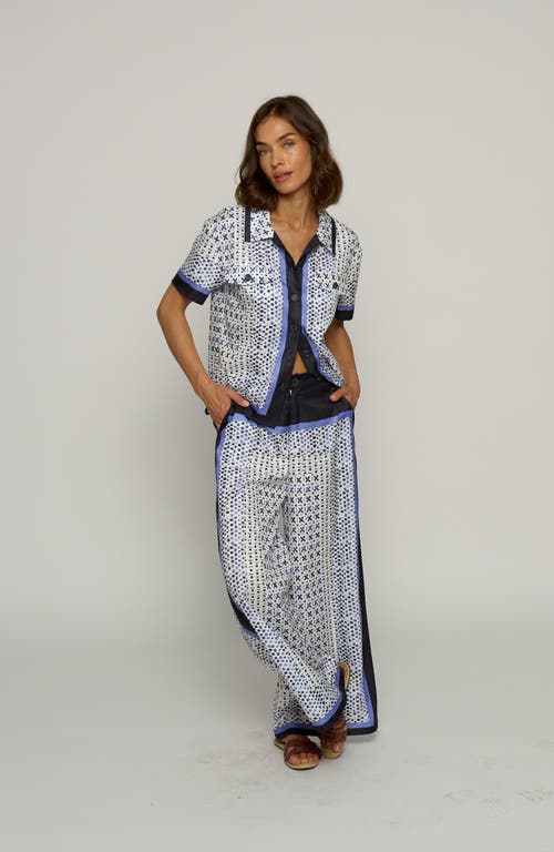 Central Park West Foulard Print Shirt