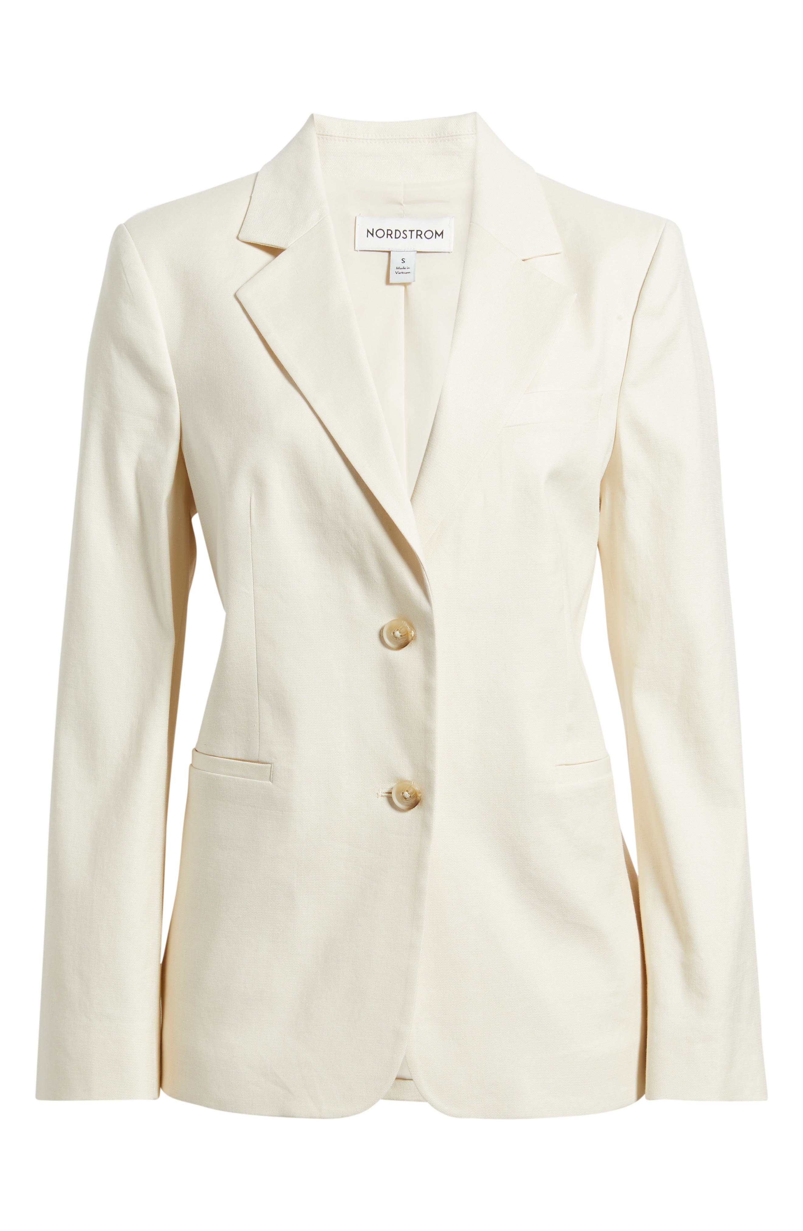 The Liv Linen Blend Boyfriend Blazer (Women) | Nordstrom
