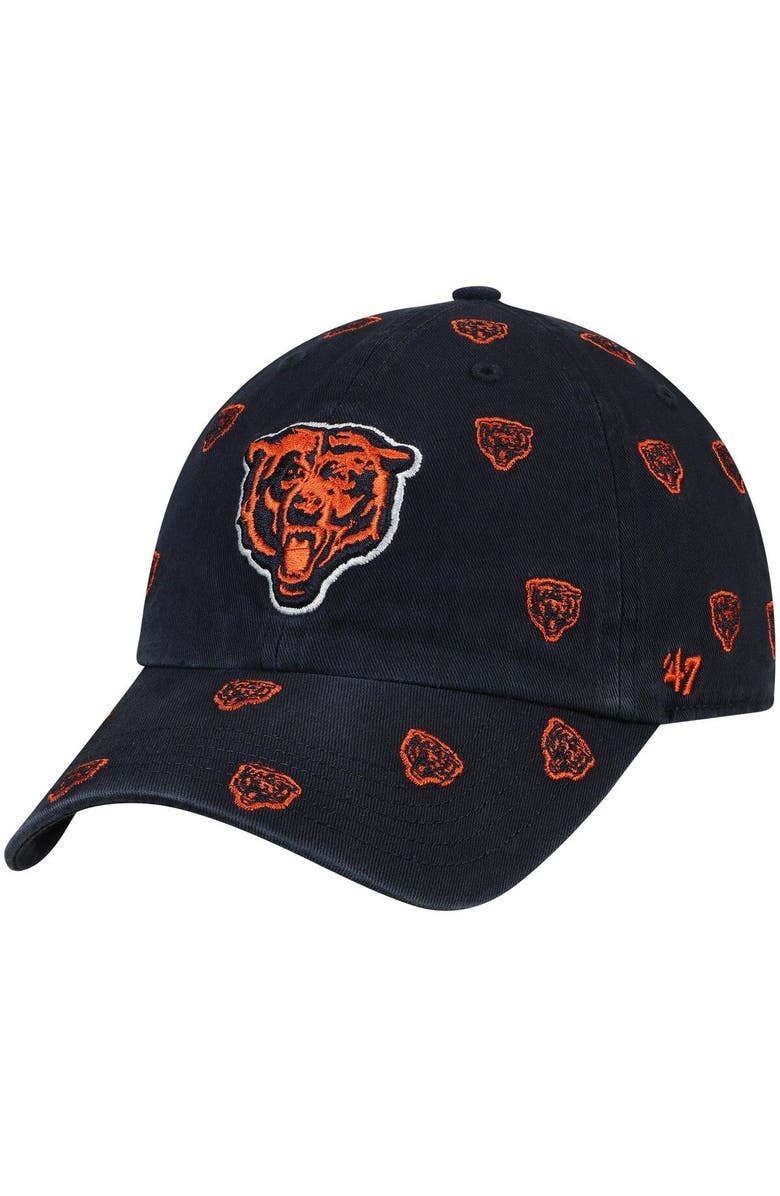 '47 Women's '47 Navy Chicago Bears Confetti Clean Up Adjustable Hat, Main, color, 
