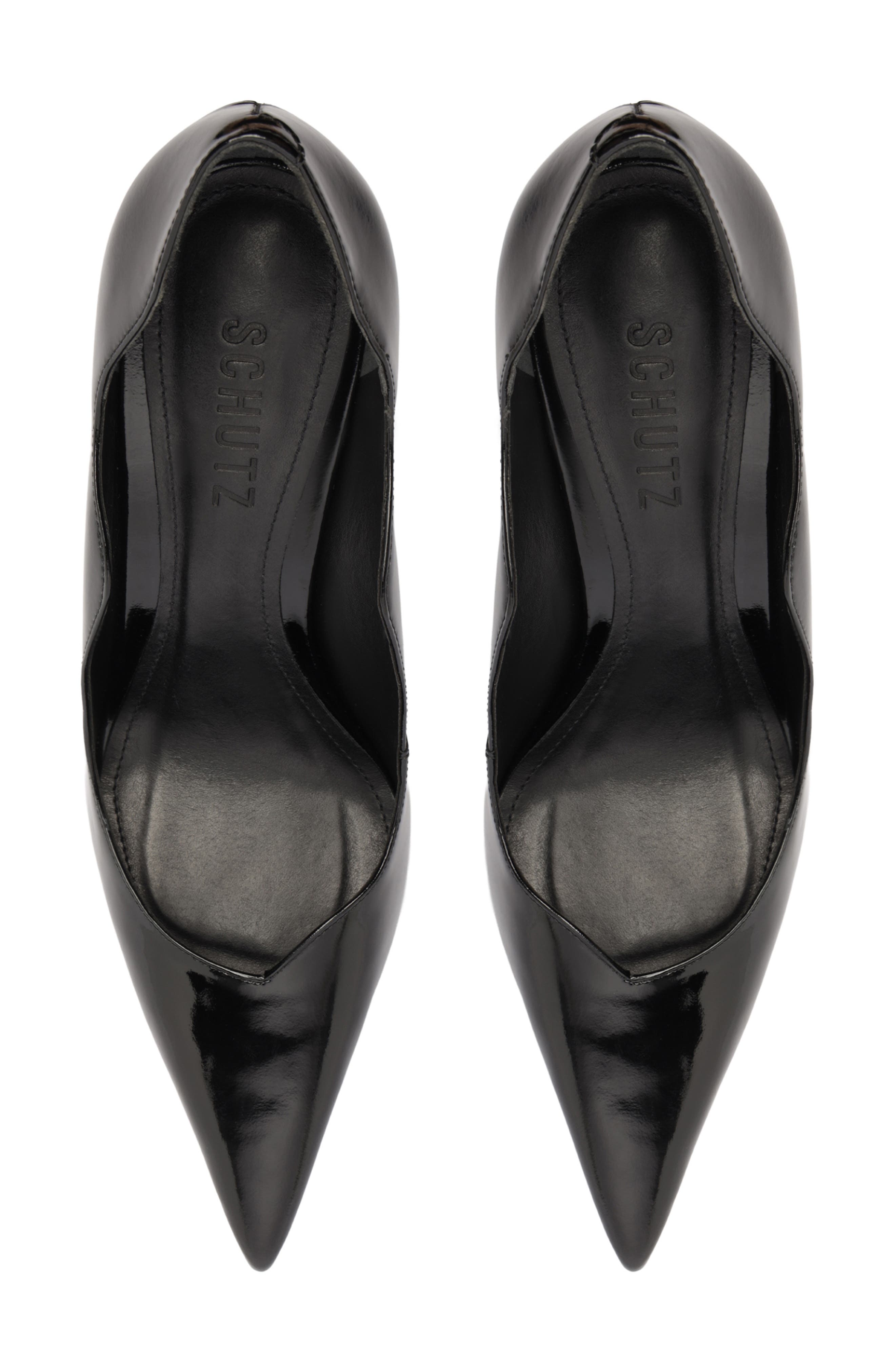 Ophelia Pointed Toe Pump, Alternate, color, BLACK