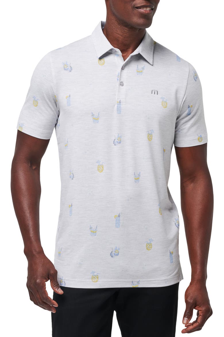 Call the Shots Polo, Main, color, HEATHER LIGHT GREY