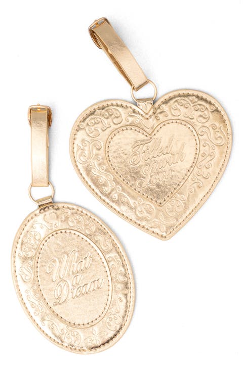 Locket 2-Piece Luggage Tag Set