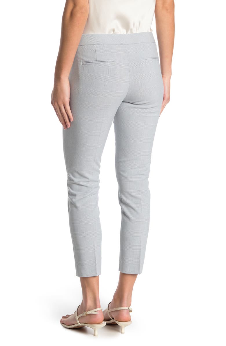 Amanda & Chelsea Comfort Waist Plaid Ankle Pants, Alternate, color, Blue