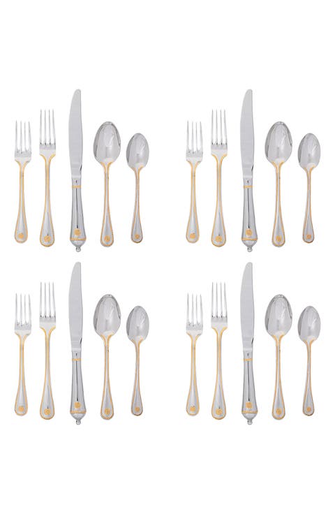 Berry & Thread 24K Gold Accent 20-Piece Place Setting