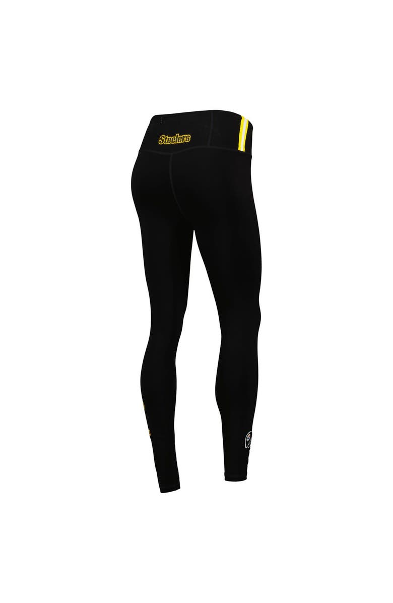 PRO STANDARD Women's Pro Standard Black Pittsburgh Steelers Classic Jersey Leggings, Alternate, color, Black