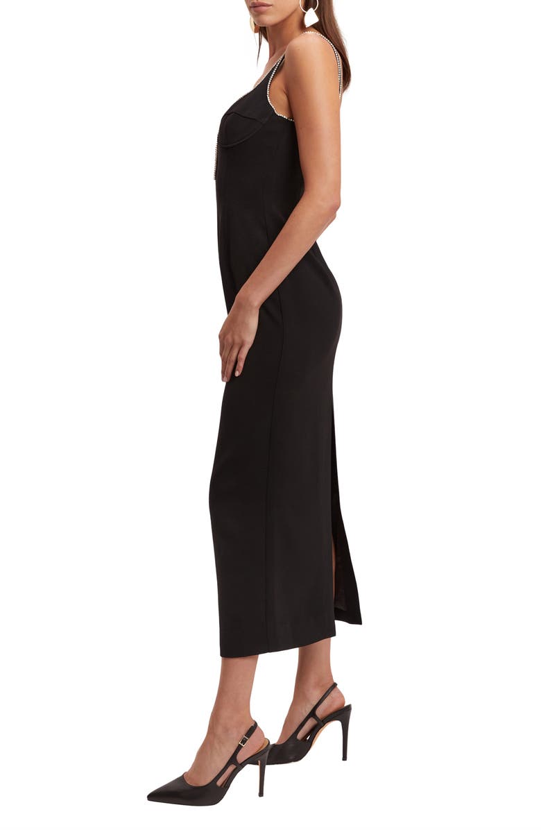 Bardot Brooklyn Diamonte Midi Dress, Alternate, color, 