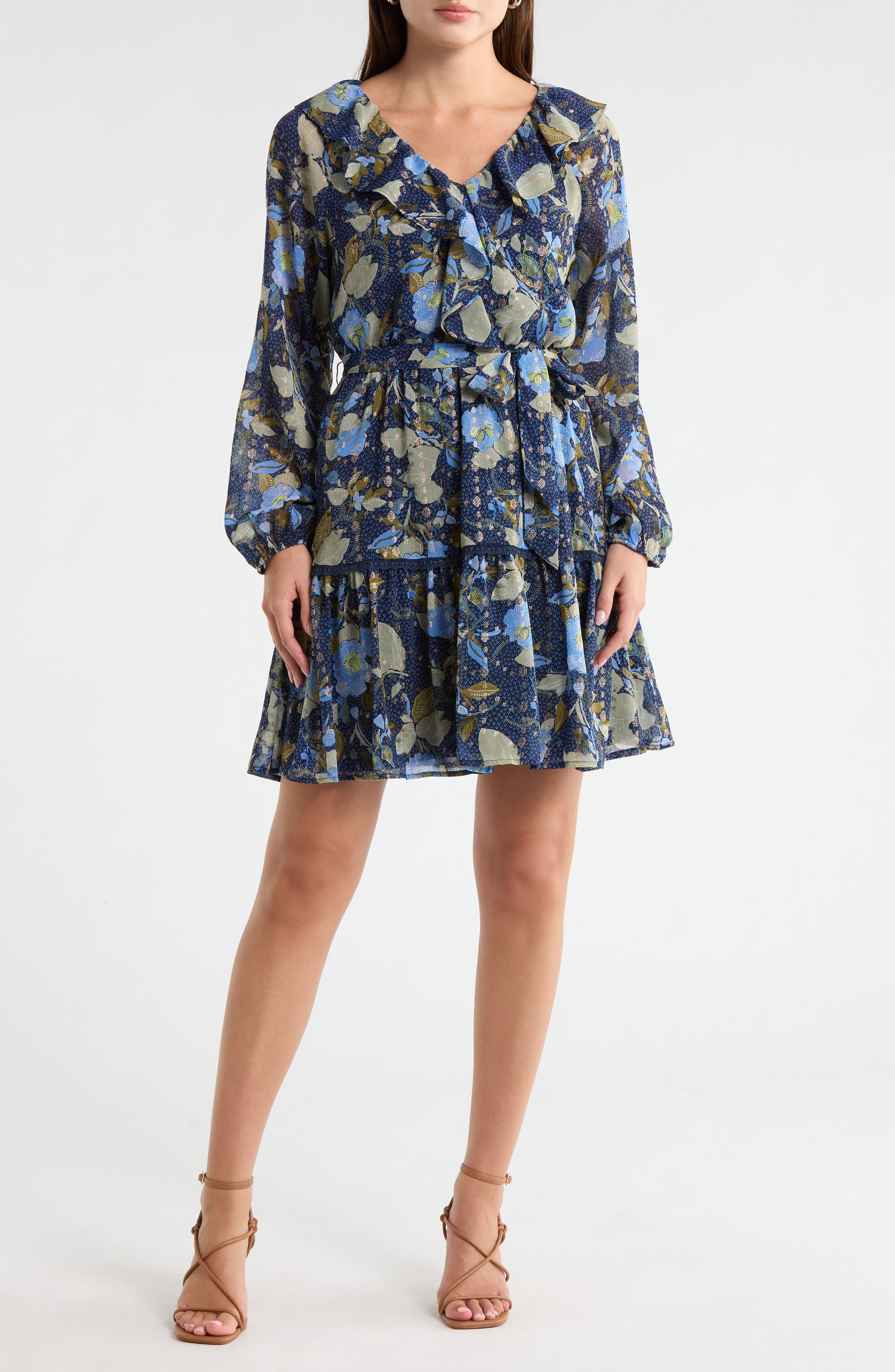 Ruffle Detail Minidress