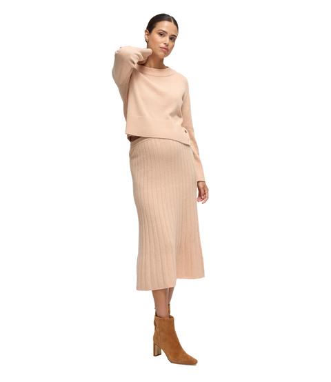 Maternity Sweater Rib Knit Skirt