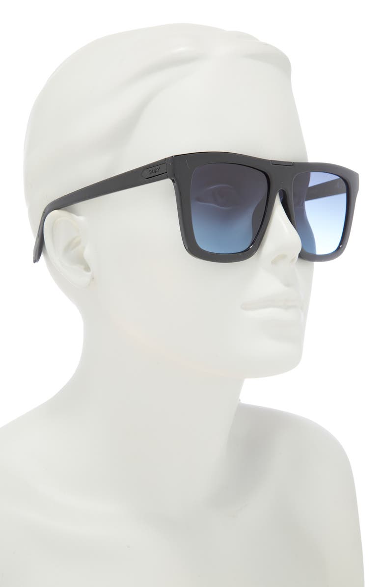 QUAY Name Drop 55mm Square Sunglasses, Alternate, color, 