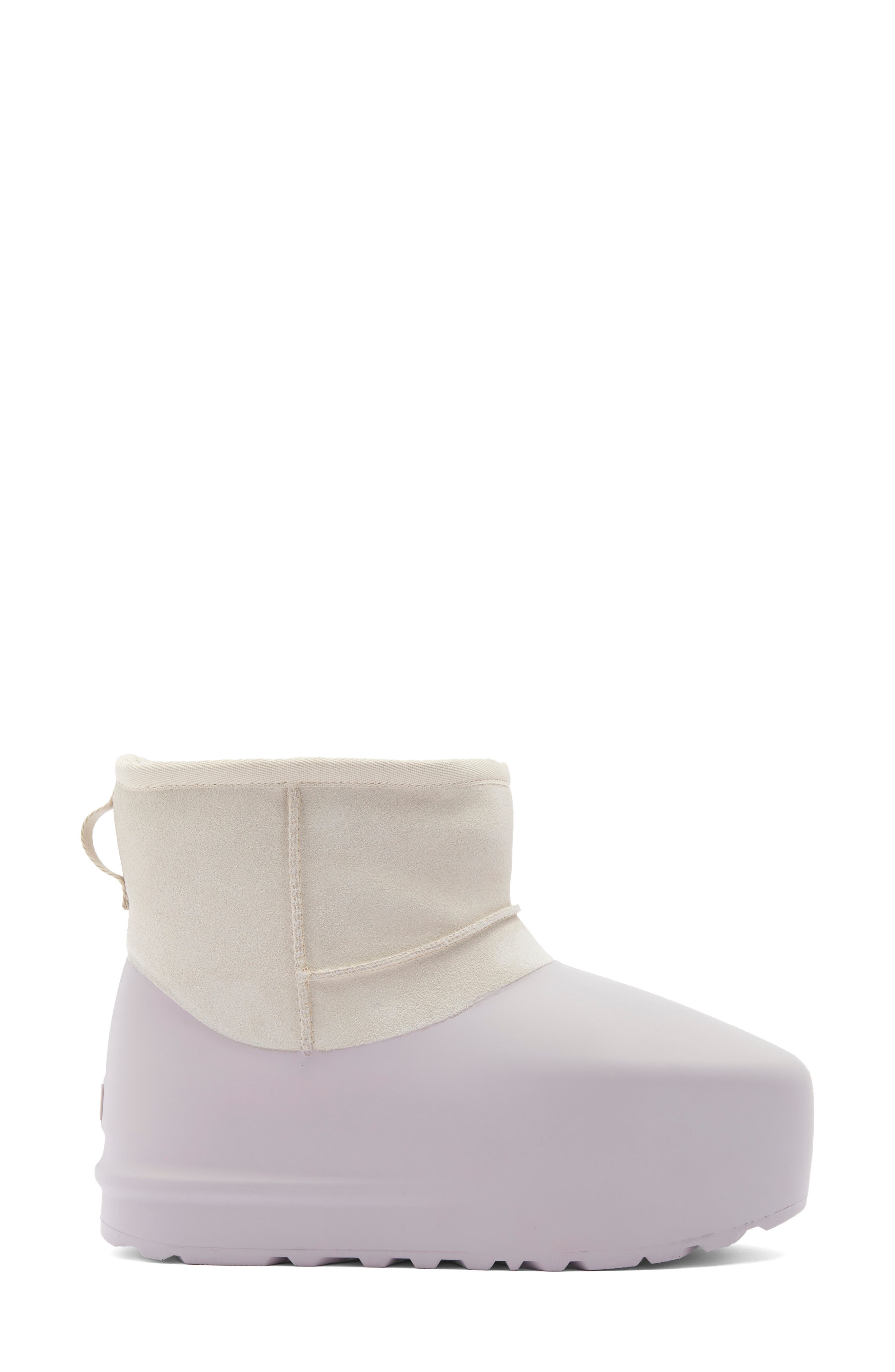Gender Inclusive Classic Mini Pumped Molded UGGplush Boot, Alternate, color, CERAMIC