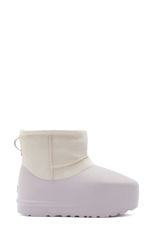 Ugg ® Gender Inclusive Classic Mini Pumped Molded Plush Boot In Purple