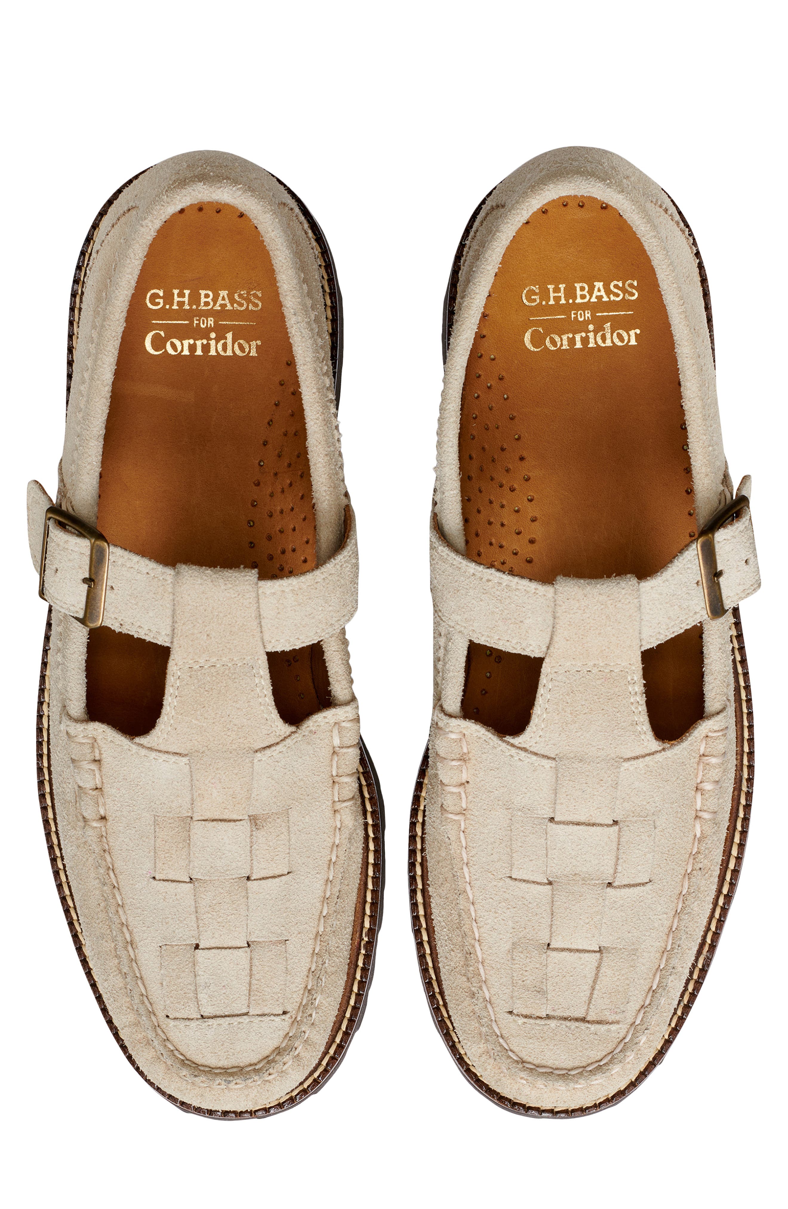 G.H.BASS Fisherman Shoe, Alternate, color, Beige