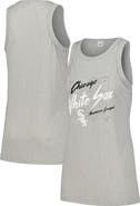 SOFT AS A GRAPE Women's Soft as a Grape Gray Chicago White Sox Gauze High Neck Tank Top