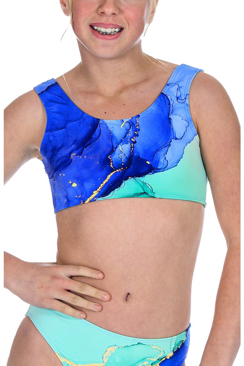 Tidal Wave Aqua Bikini Top, Main, color, Tidal Wave Aqua