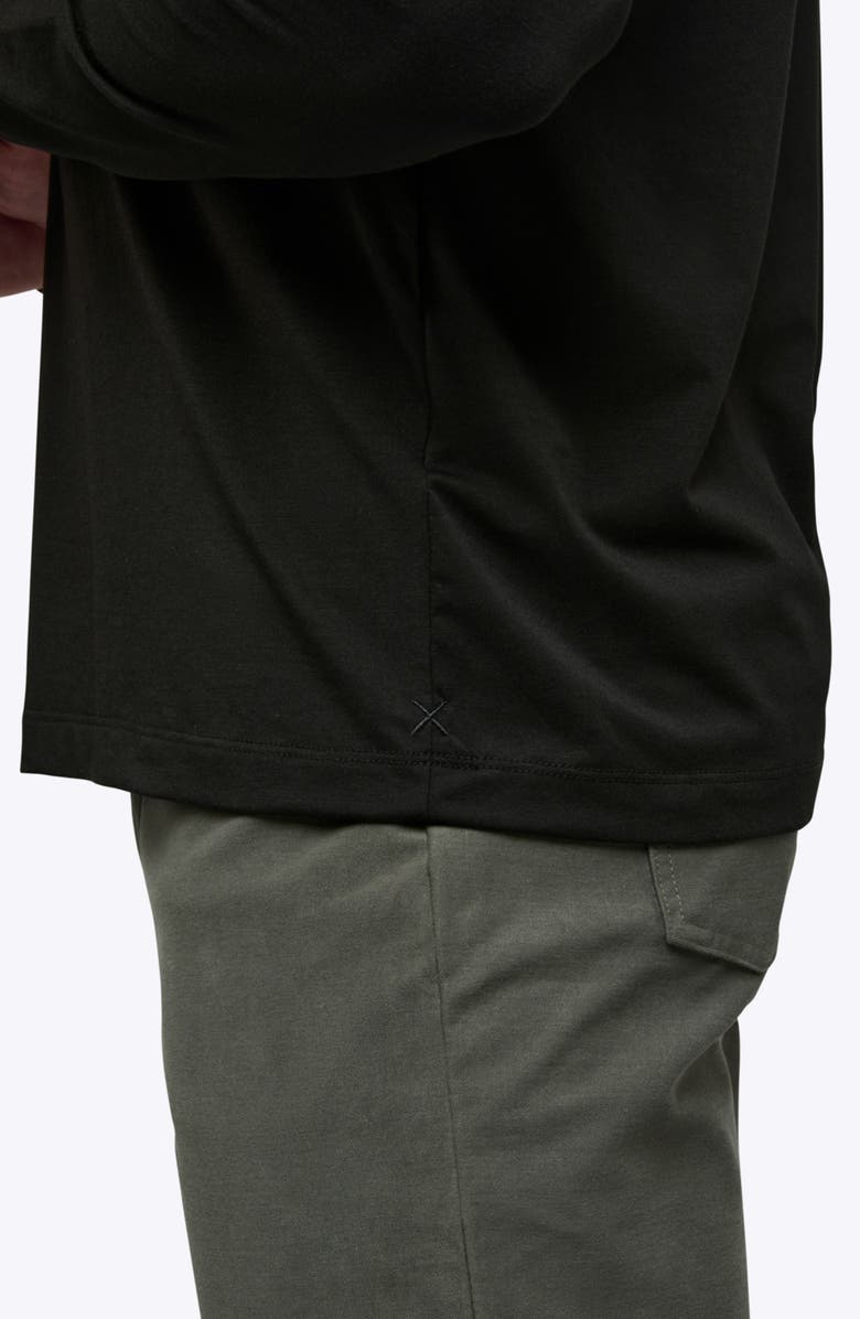 Cuts AO Long Sleeve Forever T-Shirt, Alternate, color, Black