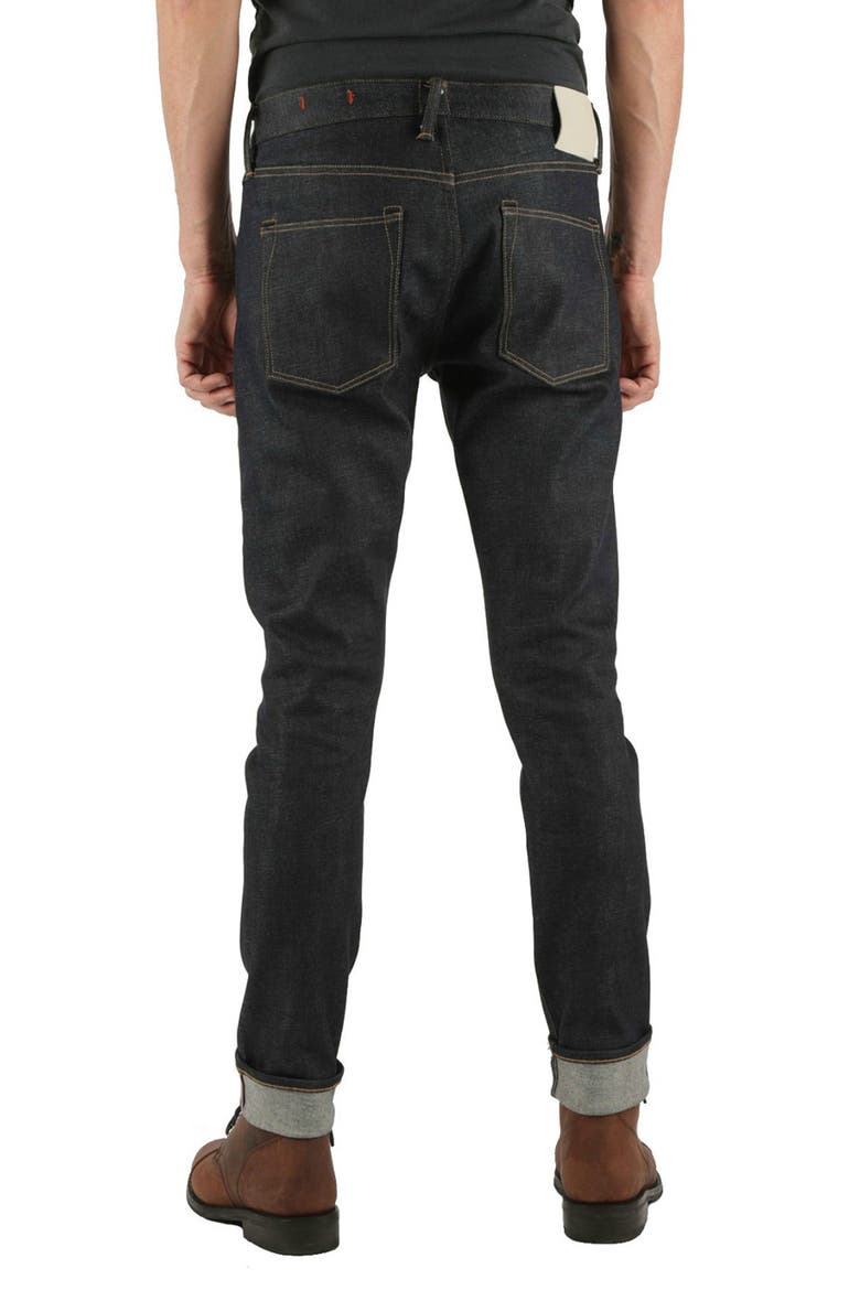 The Scissors Slim Tapered 14-Ounce Stretch Selvedge Jeans, Alternate, color, INDIGO RAW