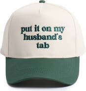 David & Young Put it on Husband's Tab Cotton Baseball Cap