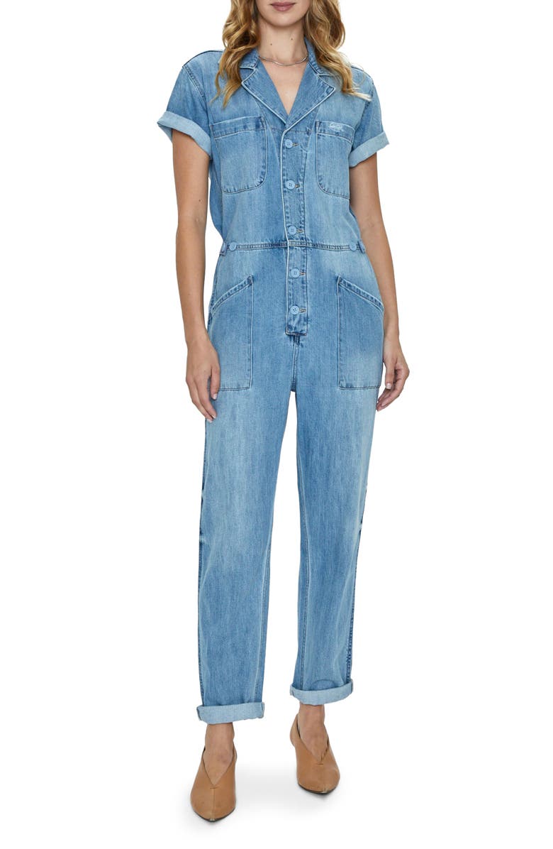 Pistola Grover Denim Jumpsuit, Main, color, Disoriented