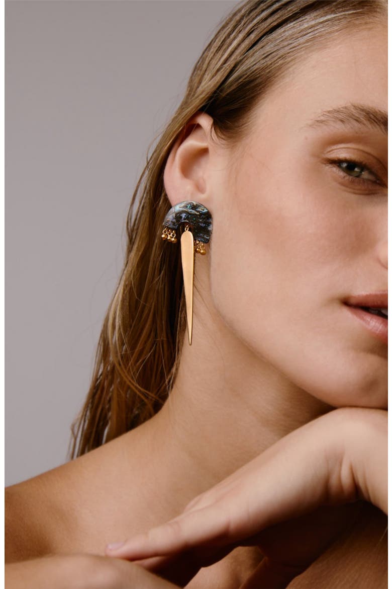 Maya Earrings, Alternate, color, Maya