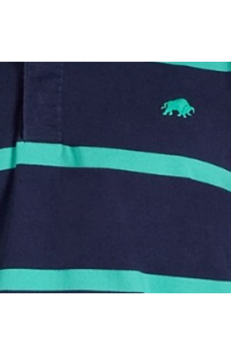 Raging Bull Thick Stripe Rugby Shirt, Alternate, color, Navy