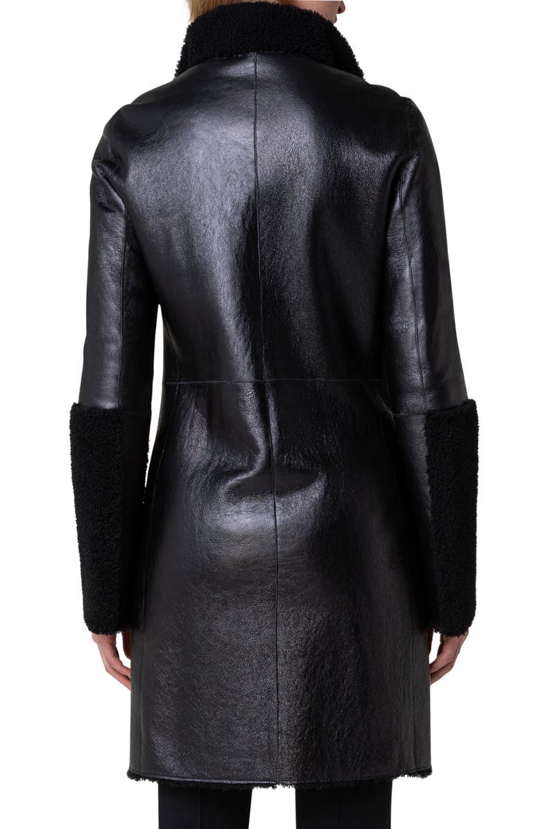 Akris punto Genuine Shearling Coat, Alternate, color,