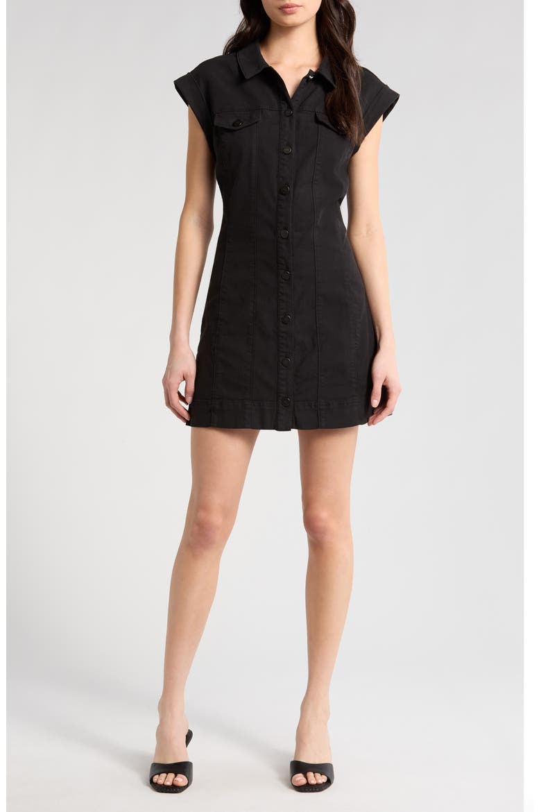 Dekalb Denim Dress, Main, color, VINTAGE BLACK