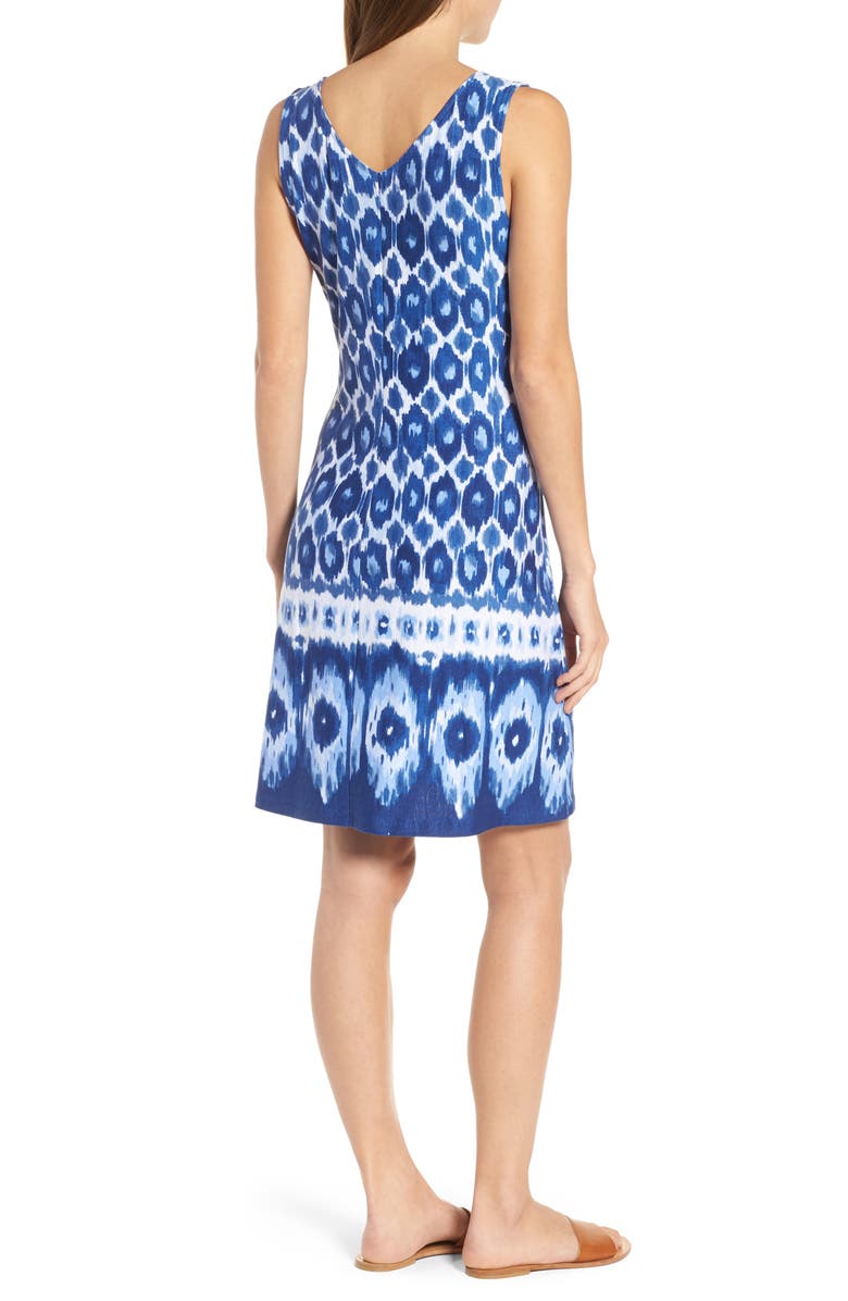 Tommy Bahama Innercoastal Ikat Sleeveless Dress, Alternate, color, 
