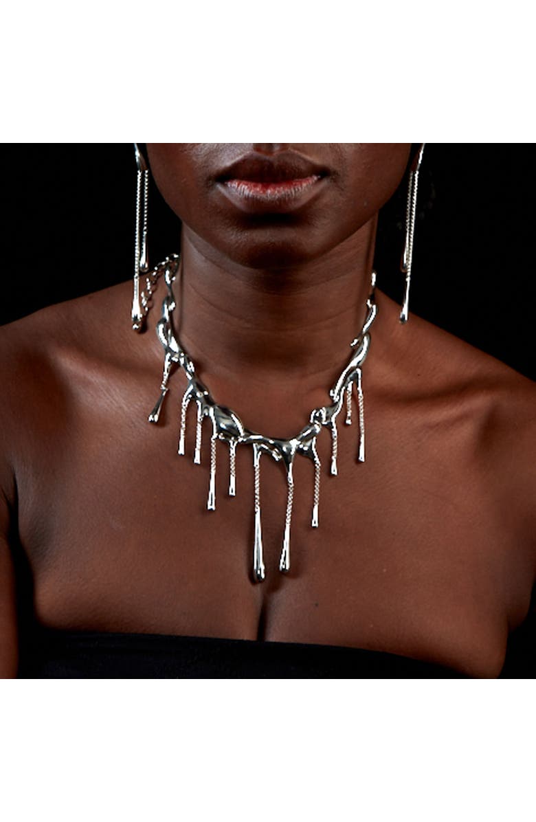 Lucy Quartermaine Multi Drop Necklace, Alternate, color, Sterling Silver