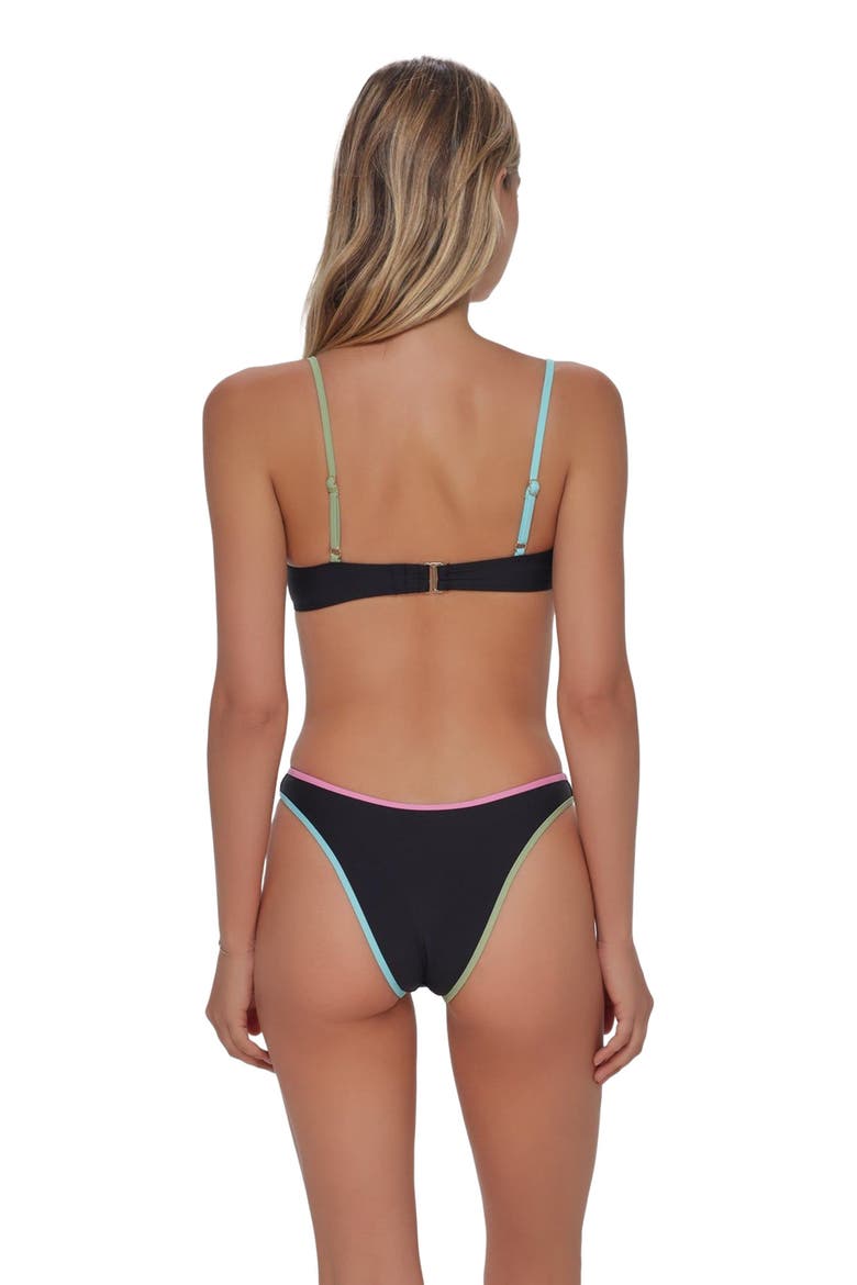 Dani Scoop Bikini Swim Bottoms, Alternate, color, Black