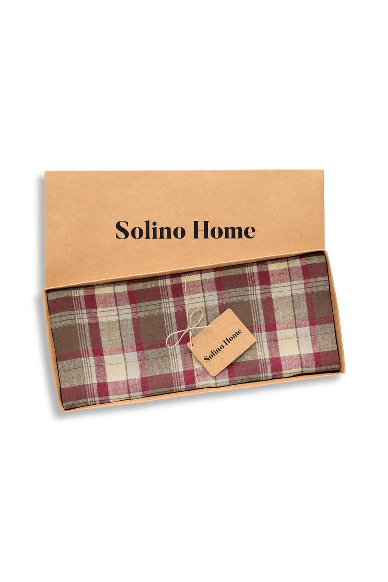 Linen Table Runner - Rustic Plaid, Alternate, color, Rustic Multicolor