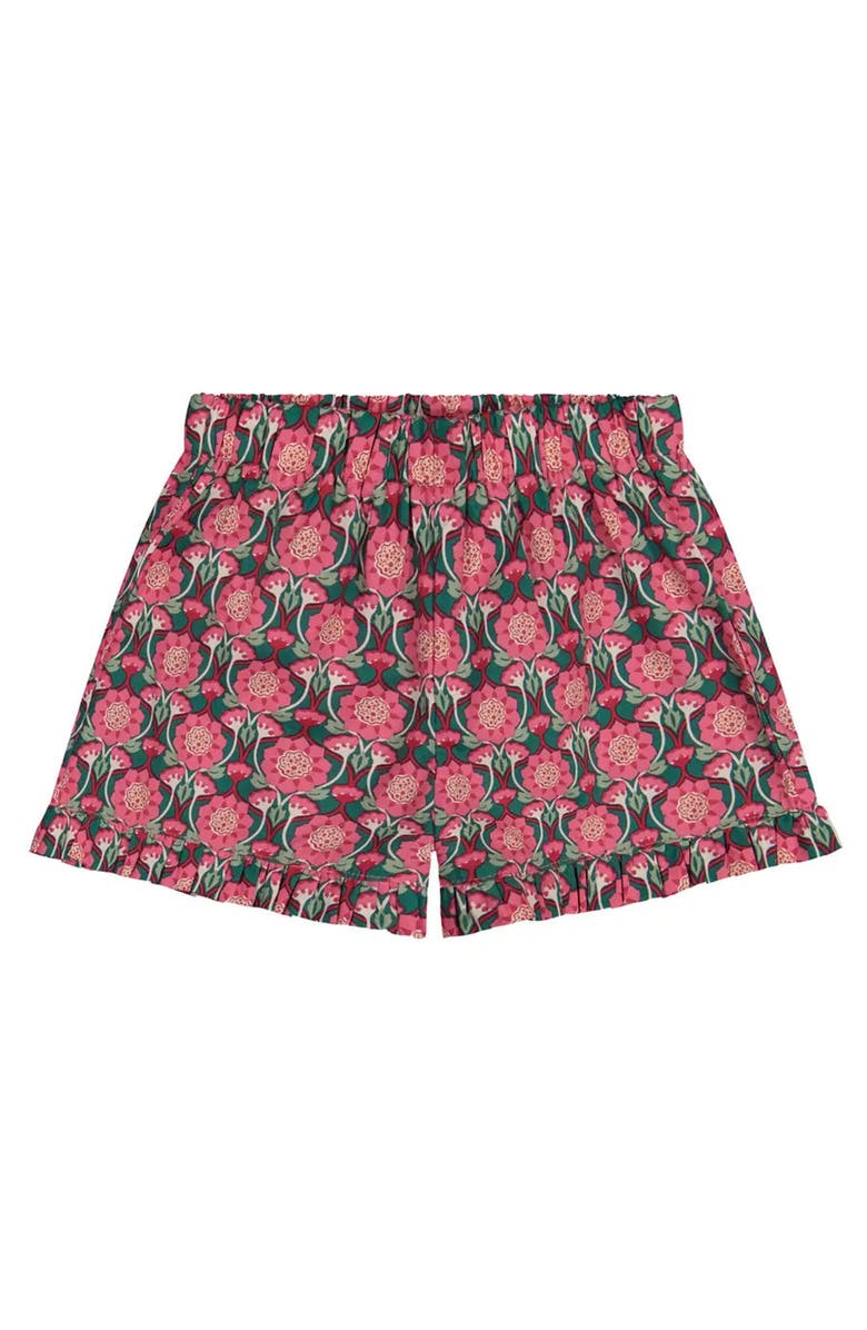 Busy Bees Lee Lee Ruffle Hem Shorts Pink Lotus, Main, color, Pink Lotus