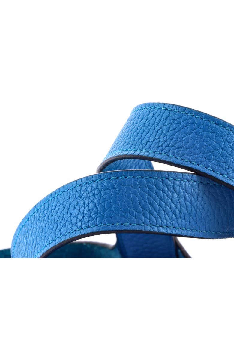 Pre-Owned Hermes Picotin Lock Bag Clemence PM, Alternate, color, Bleu Zanzibar