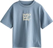 NEXT Kids' Daddy's Best Buddy Cotton Graphic T-Shirt