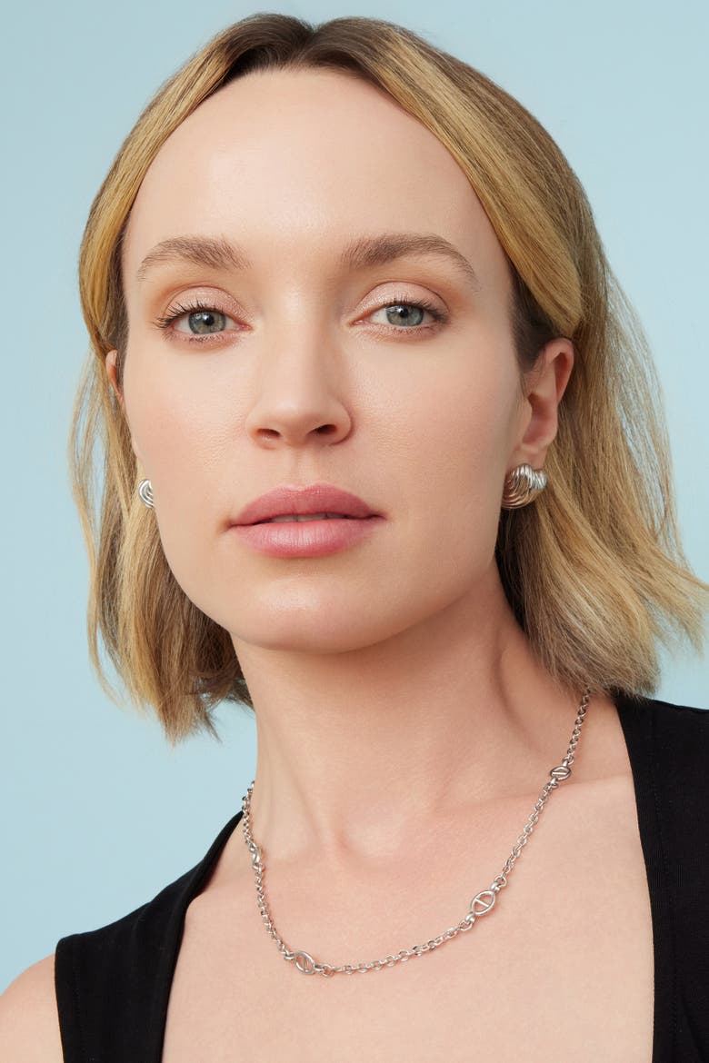 Sterling Silver Love Language Studs, Alternate, color, Silver