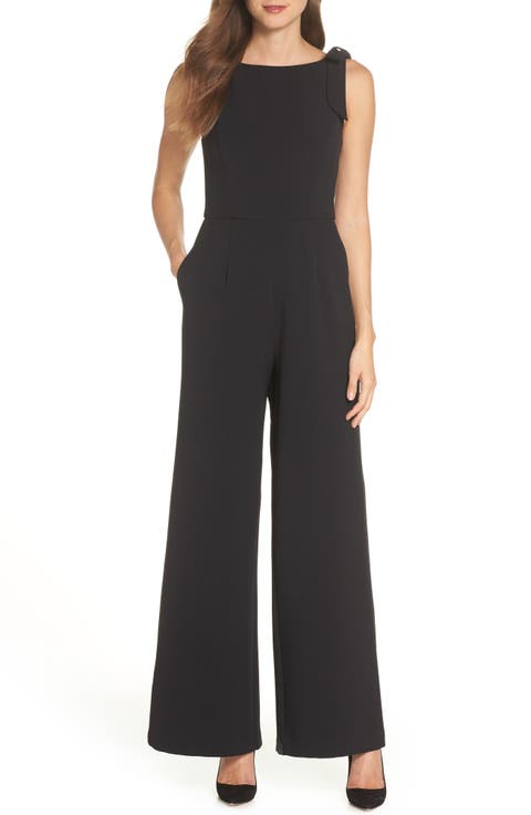 Shoulder Bow Jumpsuit