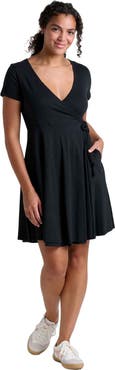 Toad & Co Freesia Wrap Short Sleeve Dress