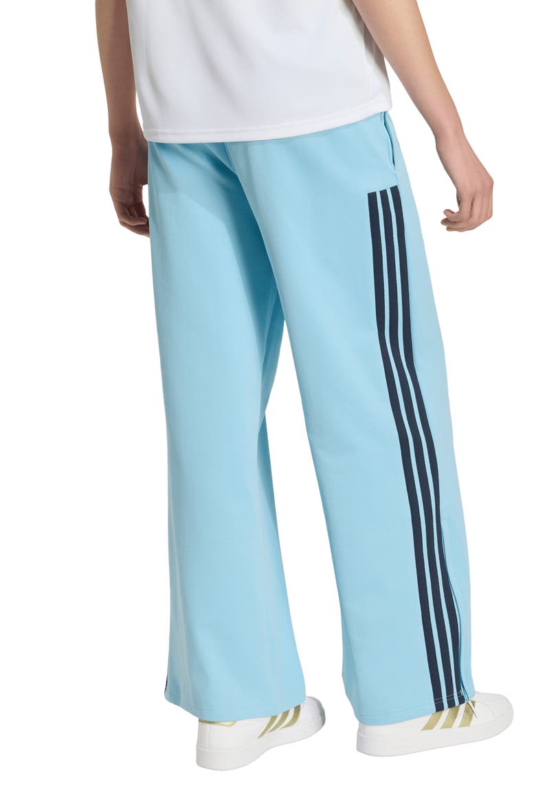 House of Tiro Wide Leg Track Pants, Alternate, color, ICEY BLUE/ BEIGE/ NAVY